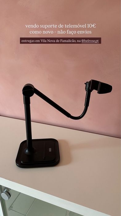 Suporte de telemóvel flexível