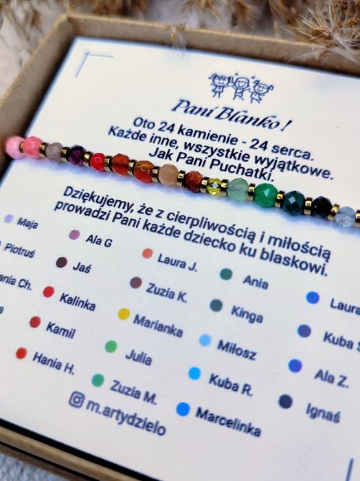 Bransoletka na zakończenie roku