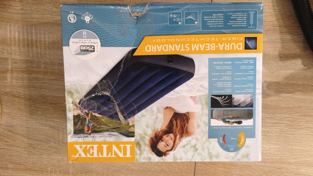 Kit Campismo - Colchão INTEX NOVO + Bomba FROYAK 3L Excelente Estado