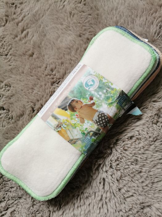 Wielorazowe wkłady do pieluch bawełna konopna eco