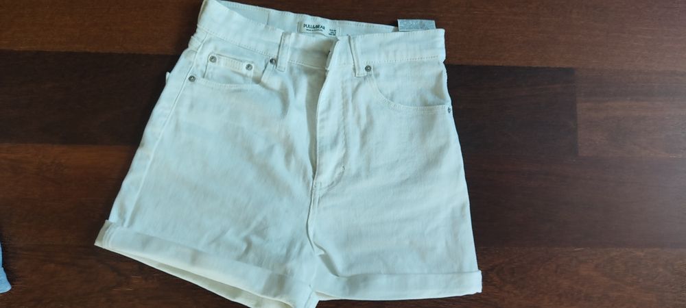 Calções de ganga de rapariga