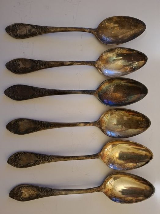 Sztućce srebrne 24 sztuki