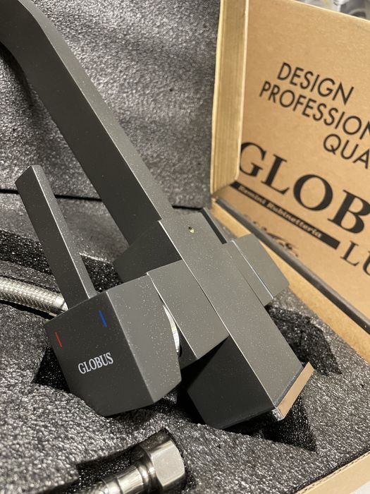 Змішувач для кухні під фільтр осмос на три воды кран на мийку Globus