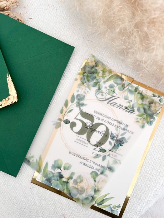 Zaproszenia na urodziny 30, 40, 50, 60