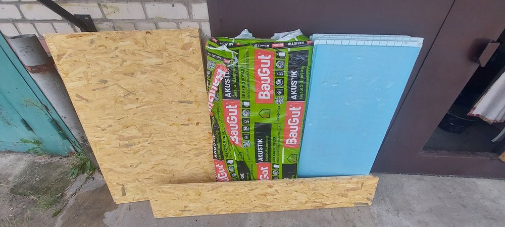 Залишки будматеріалів - ЕППС, ОСБ