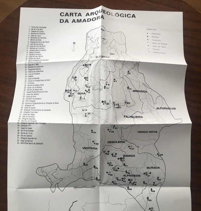 Livro Carta Arqueológica da Amadora - Do Paleolítico ao Romano