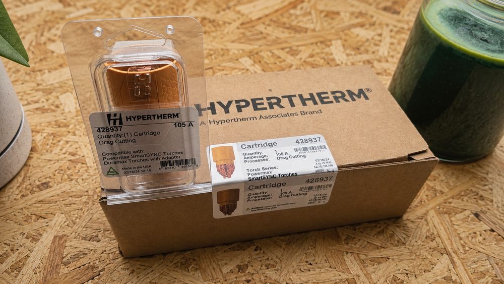 Wkład SmartSYNC® HYPERTHERM nr 428937 cięcia ręcznego 105 A plasma dysze