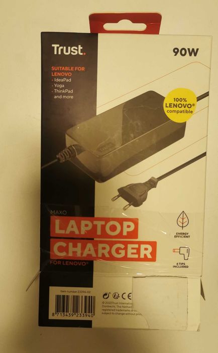 Zasilacz do laptopa Lenovo, Trust Maxo 90W