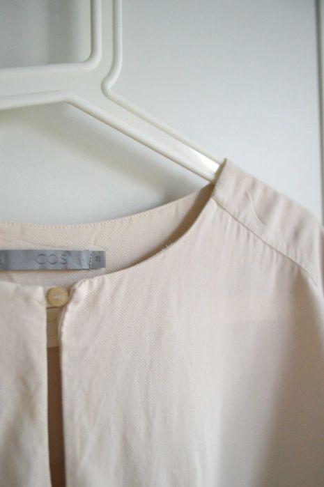 COS tunika ecru bluzka koszula 100% wiskoza M minimalizm scandi premium