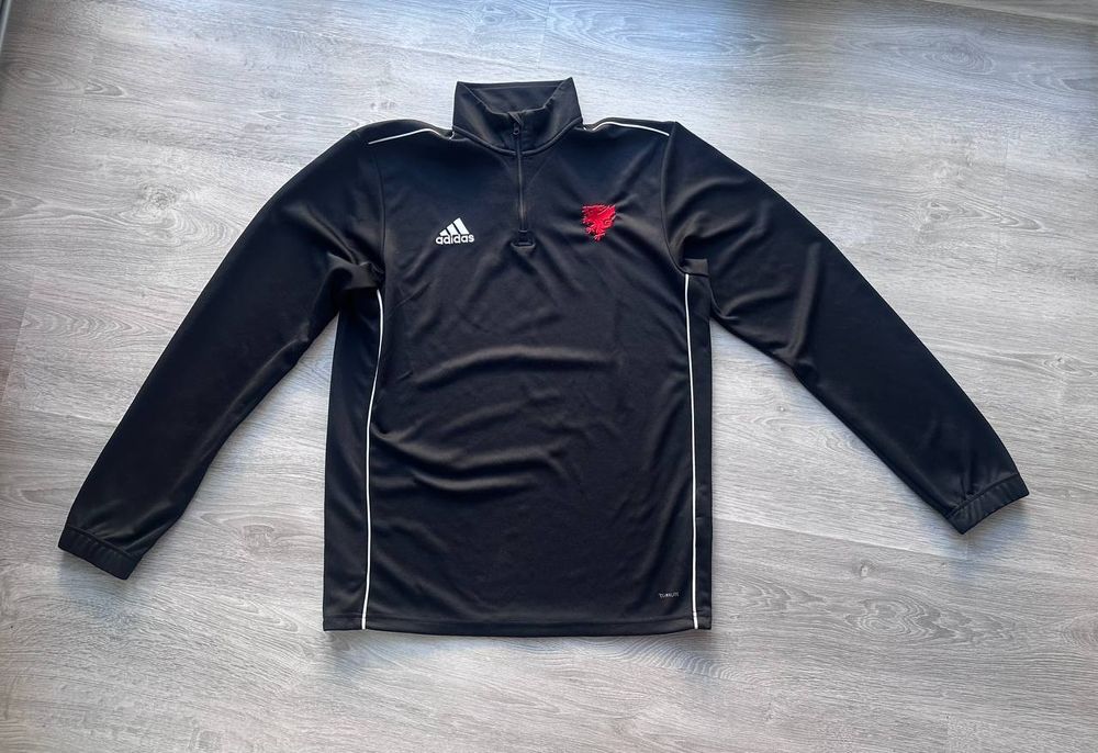 Футбольна тренувальна кофта Adidas Wales Уельс зіпка 1/4 футбол