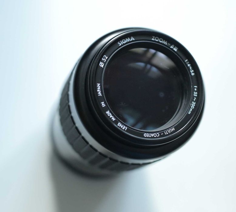 Sigma BIII 55-200mm Macro  f4-5.6 + filtr Vivitar UV