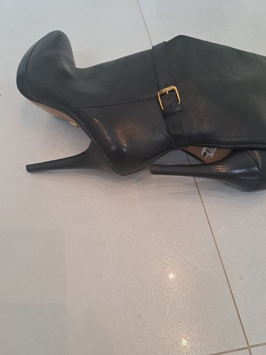 Kozaki czarne na szpilce