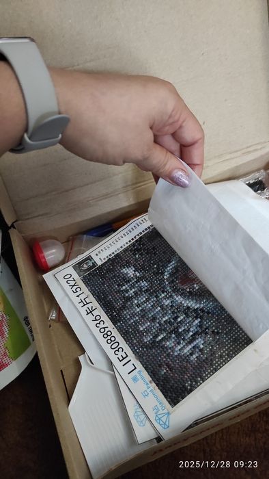 Алмазные вышивки не доделаные