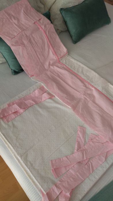 Conjunto Hello Kitty Resguardo Proteção de berço