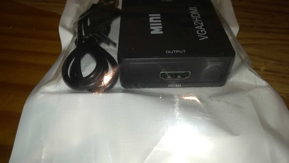 Conversor VGA para HDMI - Novo e Lacrado