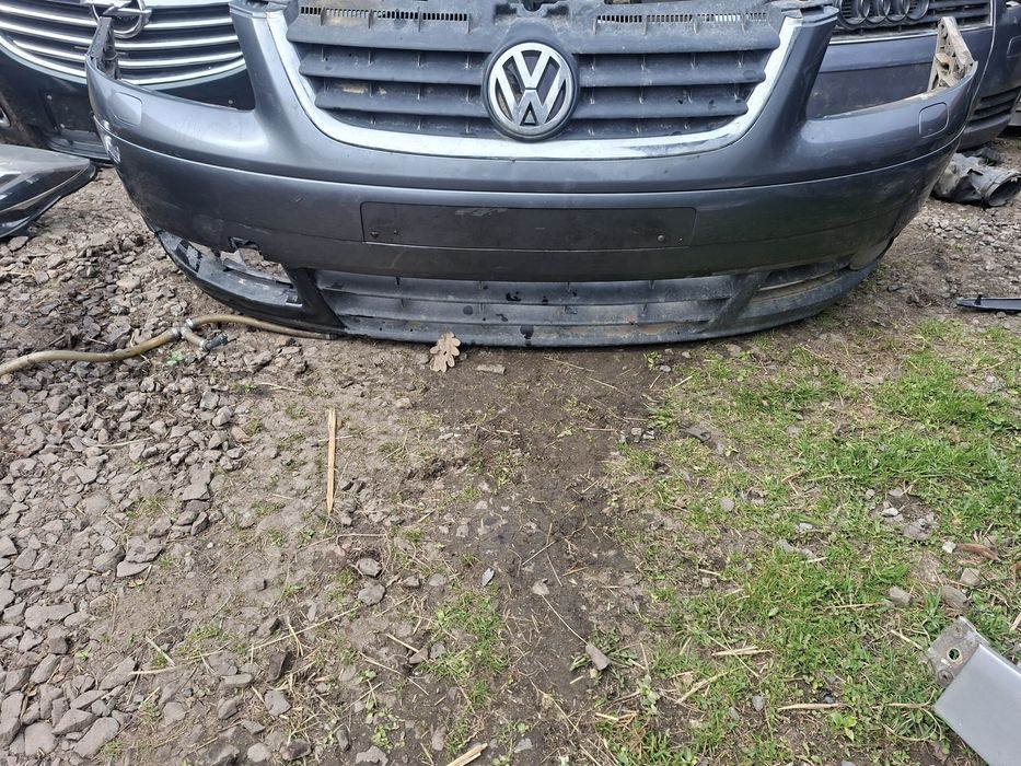 Volkswagen touran 1t caddy zderzak przód kompletny ld7x