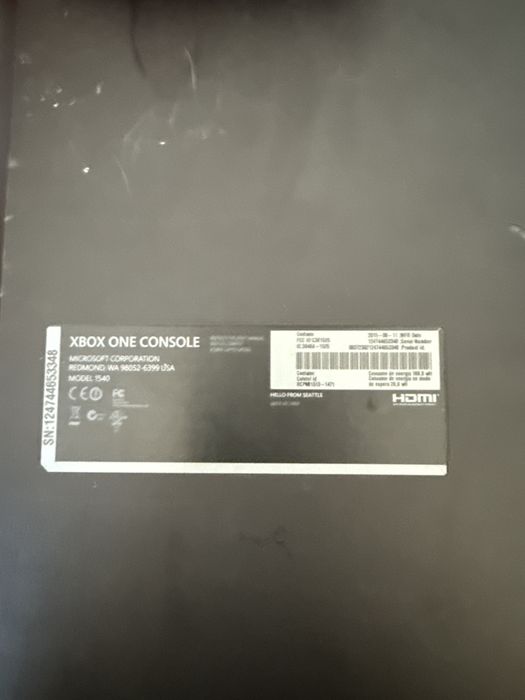 Microsoft Xbox One 500 GB + zasilacz w bdb stanie