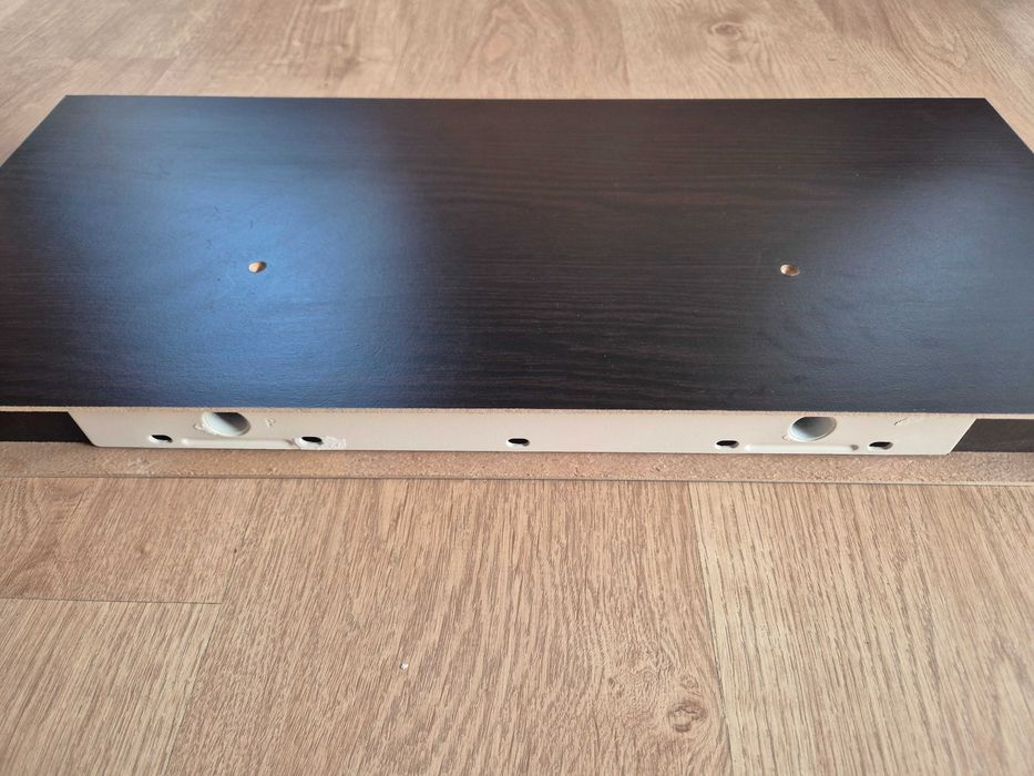 Półka IKEA Lack, 59 x 26 cm, ciemny brąz