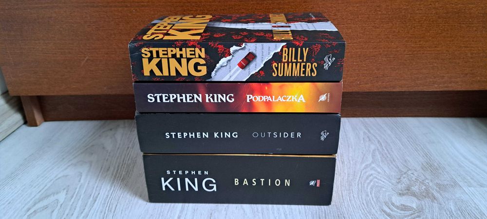 4x Stephen King Bastion + Outsider + Podpalaczka + Billy Summers  BDB
