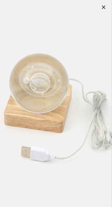 3D нічник Сатурн