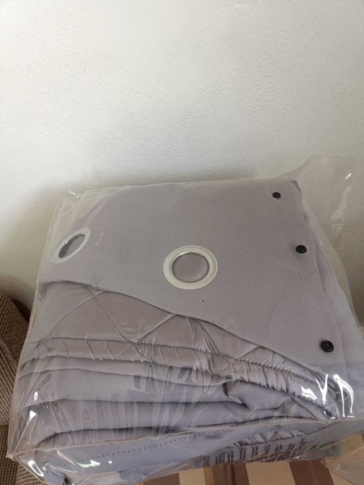 Cortinado cinco camadas CInza, isotérmico/prova de som/blackout