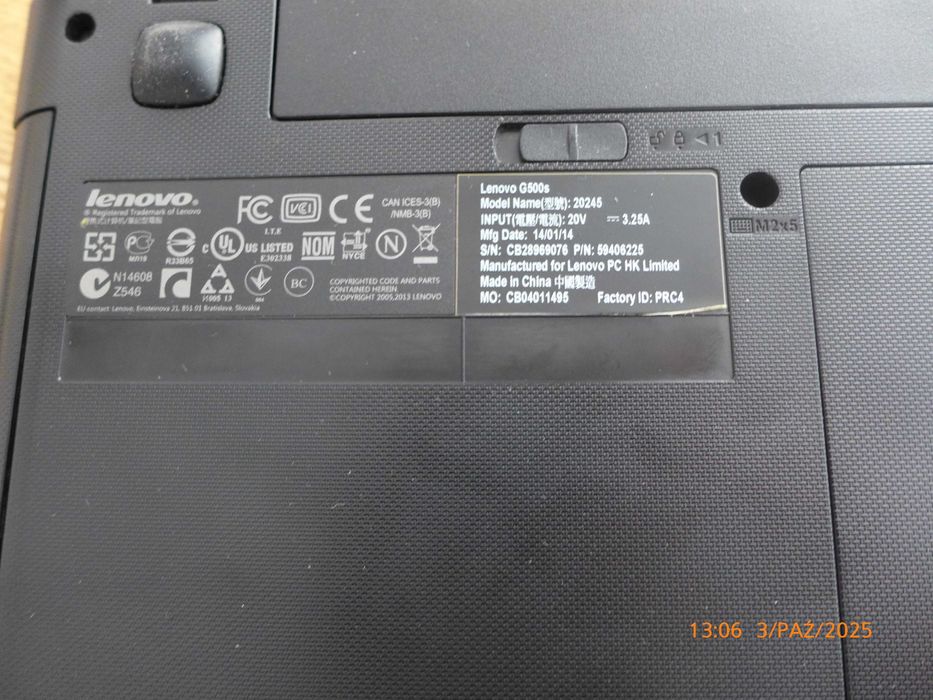 Laptop Lenovo G500s