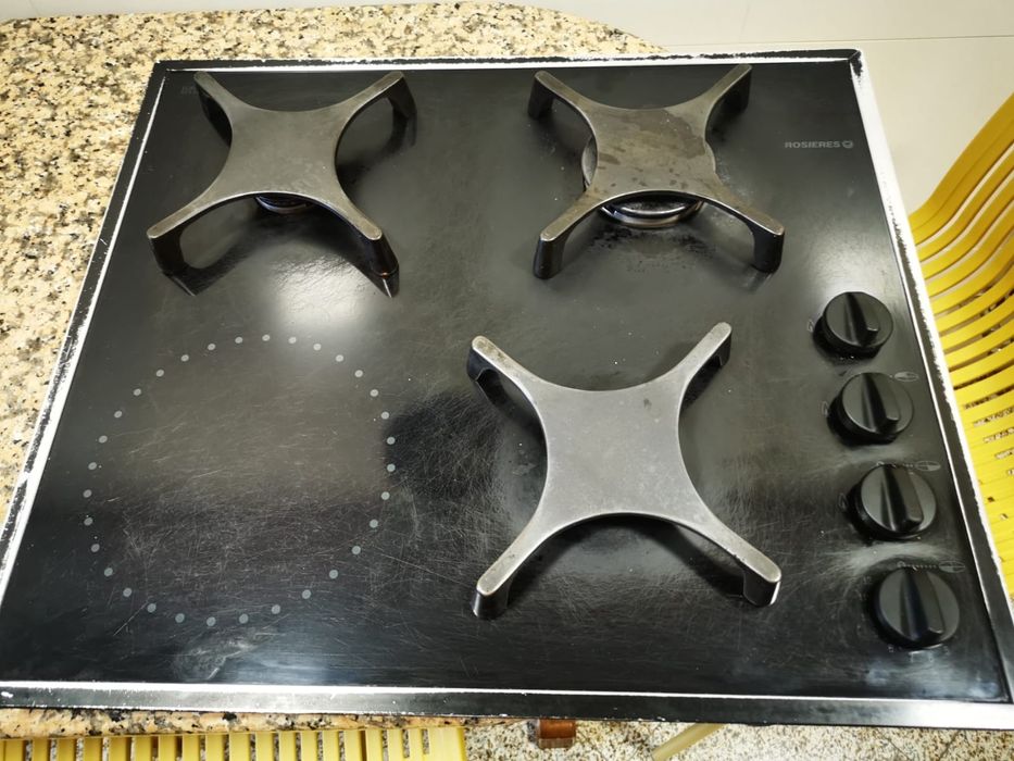 Placa vitrocerâmica mista