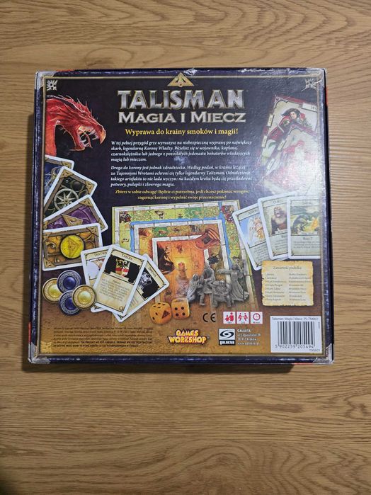 Gra planszowa Talisman magia i miecz gra podstawowa 4 edycja