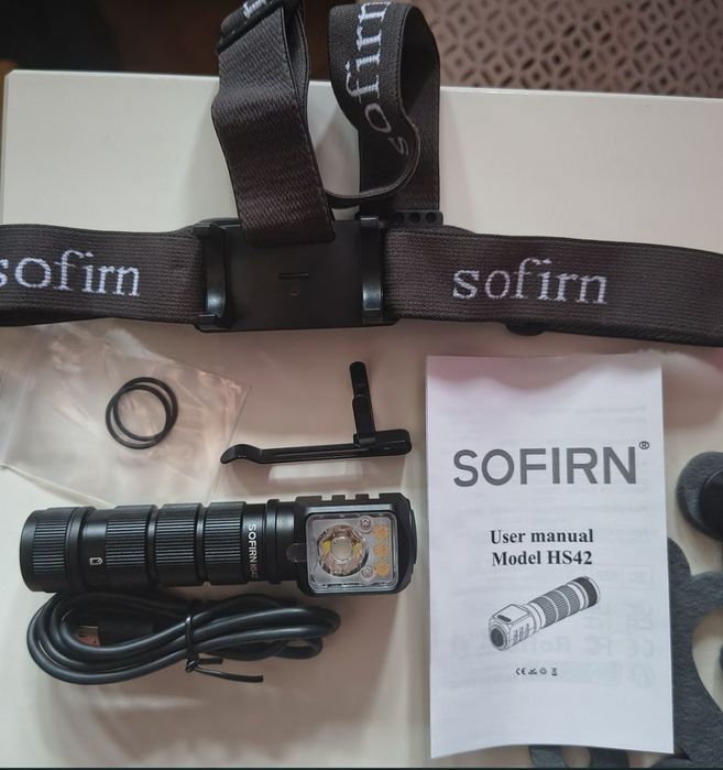 Latarka czołówka Sofirn HS42, 2100lm, usb-c, 18650