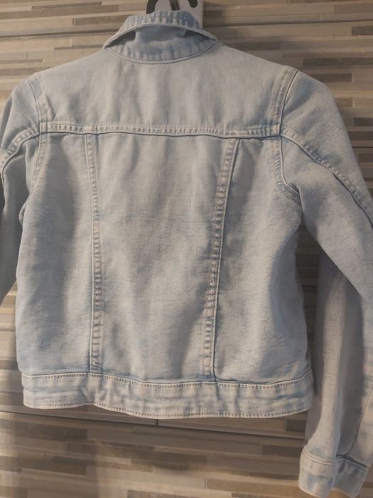 Kurtka  jinsowa bawełniana wiosenna letnia denim .co122  128
