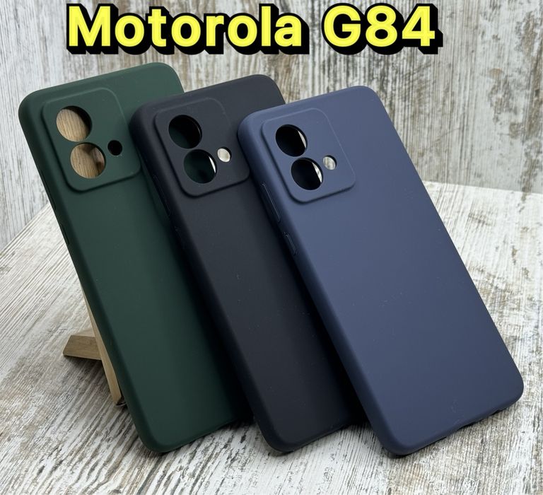 Не пачкаются! Чехол Silicone Case на Motorola G84/ G54/ G14 чохол