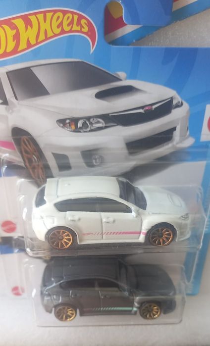 Conjunto 2 Subaru wrx sti hot wheels