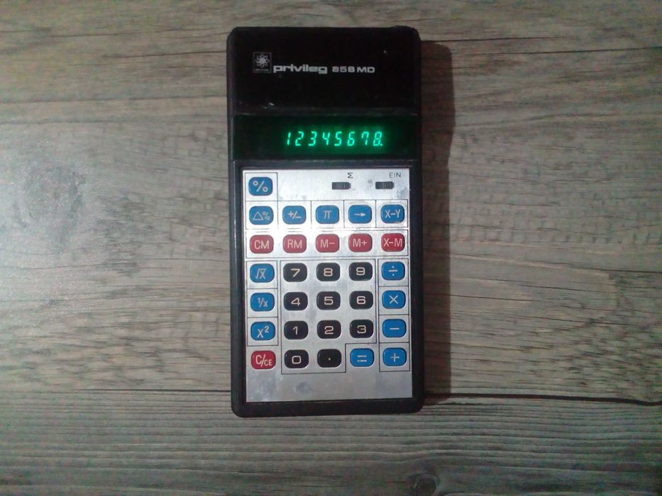 kalkulator privileg 858 md