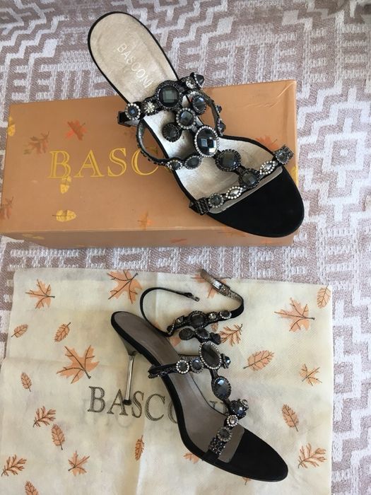 Летняя обувь, босоножки со стразами, р.37