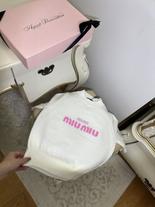 Кофтинка miu miu, светер miu , светер миу миу, поло кофта