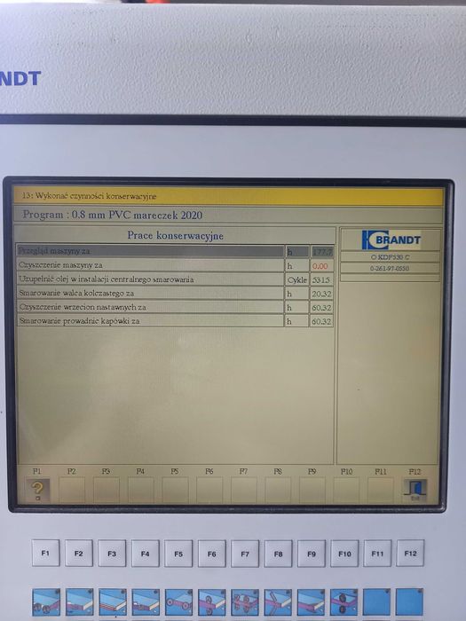 Okleiniarka Brandt KDF 530C, KDF 550C, KDF 650C itp !! Język Polski !!