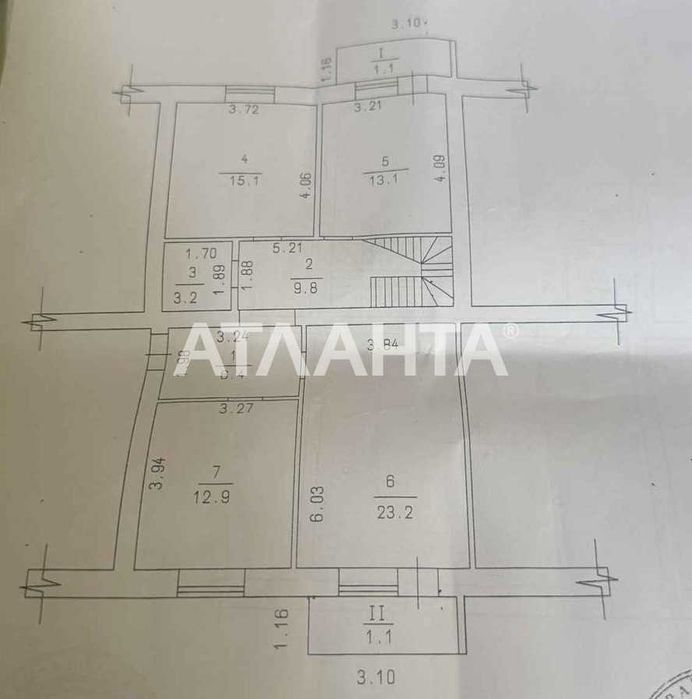 5-ти ком. 2-х уровневая кв-ра в центре пгт Таирово вид на лиман и парк
