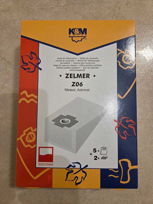 Worki do odkurzacza zelmer meteor admiral compact 1010 Z06