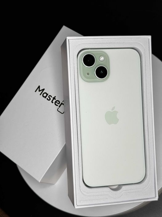 Apple iPhone 15 128GB Green jak nowy 100% bat 6msc gwarancji