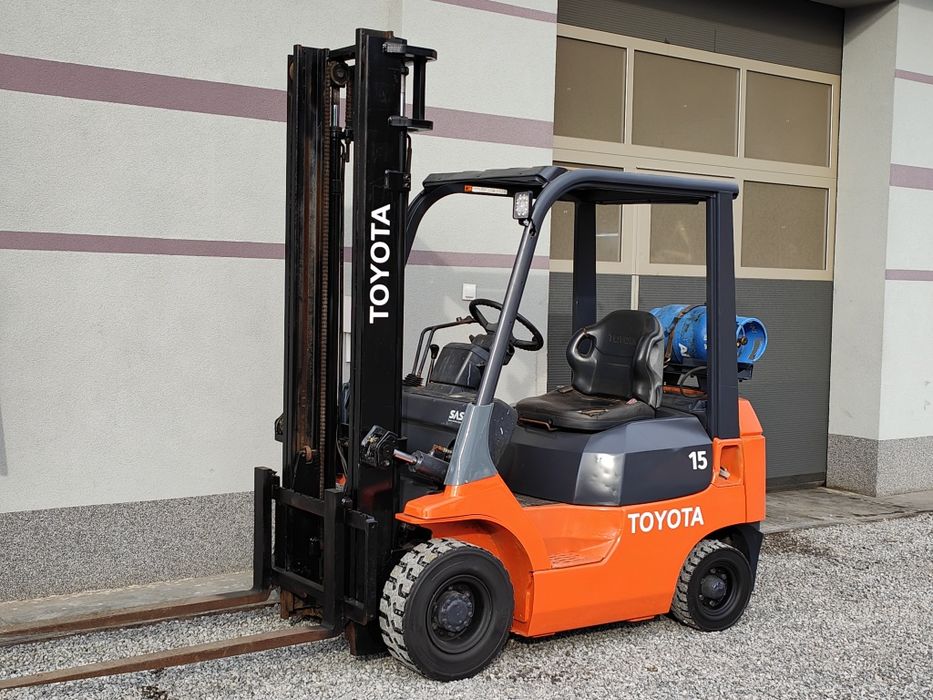 Wózek widłowy Toyota  7FG15 Lpg  podnosi 3.5M Manual