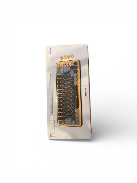 Klawiatura logitech POP-KEYS żółto-szaro-czarna