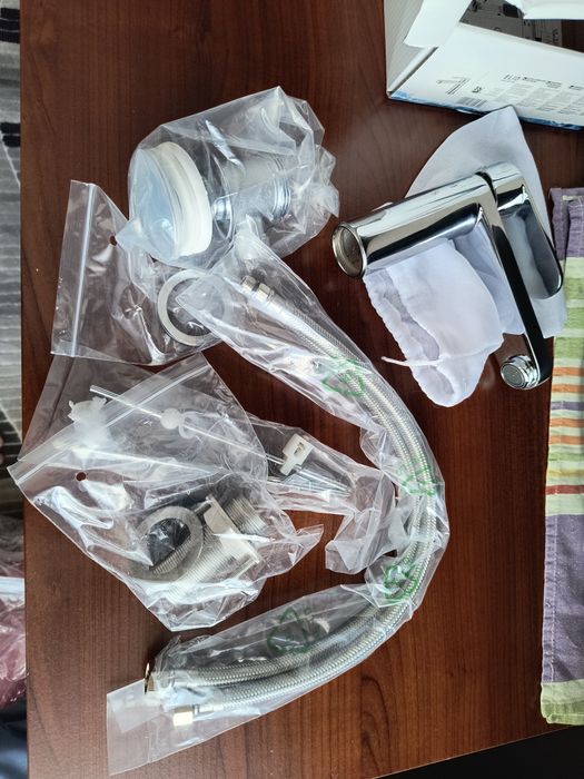 Bateria Cersanit elio, chrom połysk. Nowa.