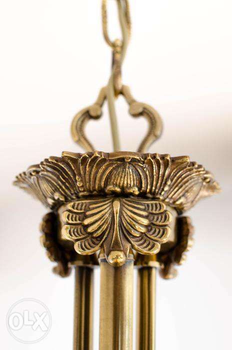 Żyrandol Nowy Lampa wisząca mosiężna Riperlamp