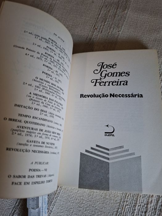 Revolução Necessária de José Gomes Ferreira primeira edição