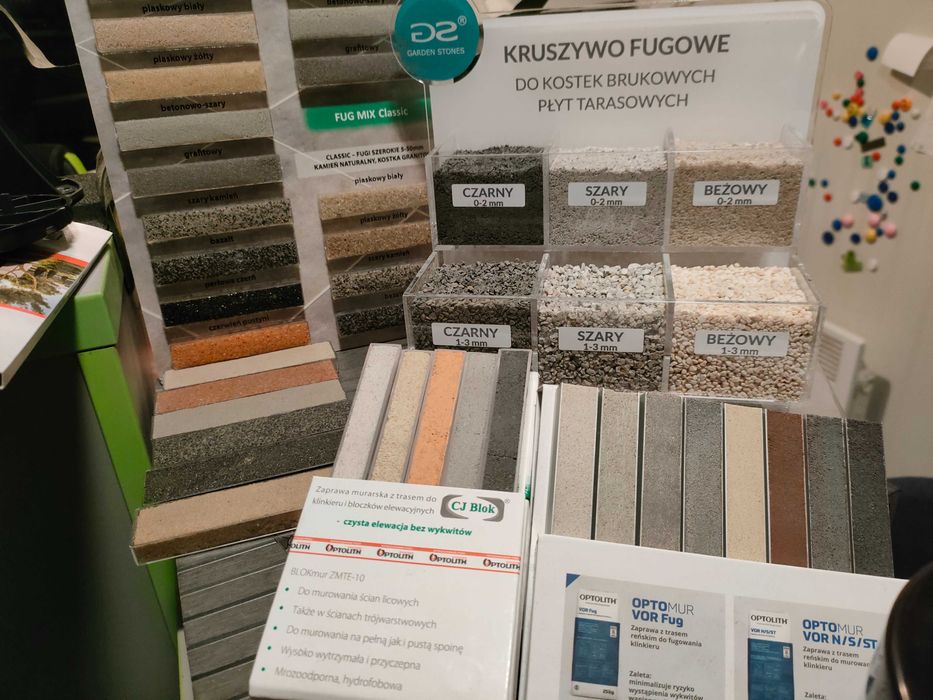 Żywica Fuga żywiczna 25 kg do kostki brukowej granitowej płyt taras