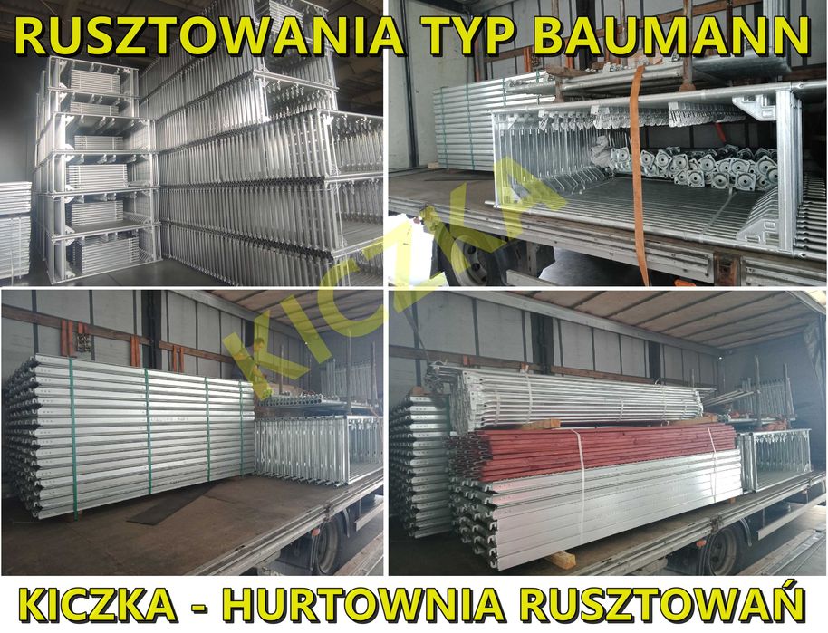 RUSZTOWANIA Typ BAUMANN Plettac Rusztowanie Ramowe Fasadowe HURTOWNIA