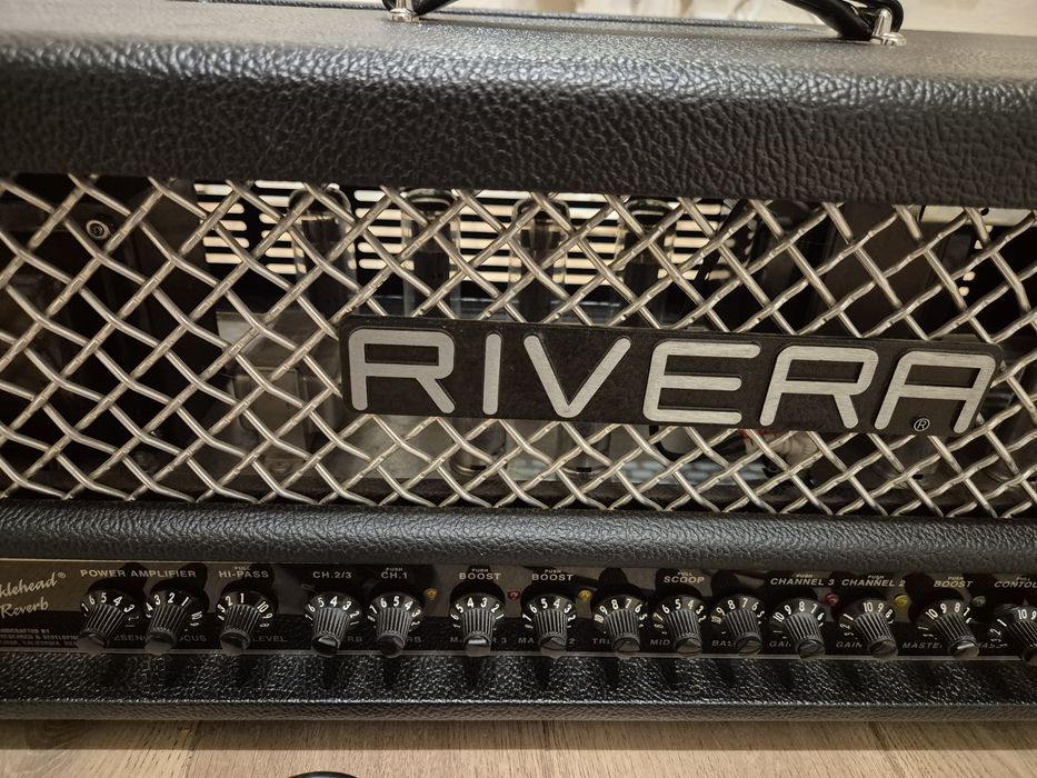 Rivera Knucklehead Reverb + oryginalny sterownik MIDI stan idealny KR7
