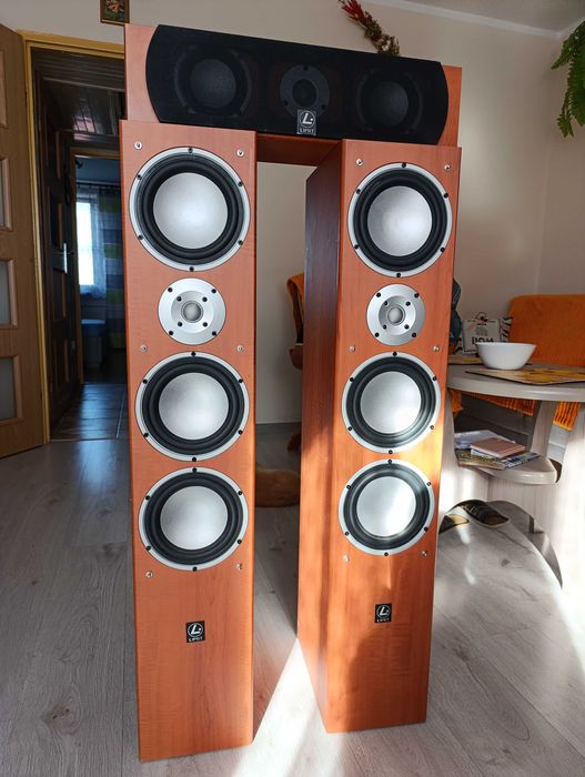 3 drewniane Głośniki