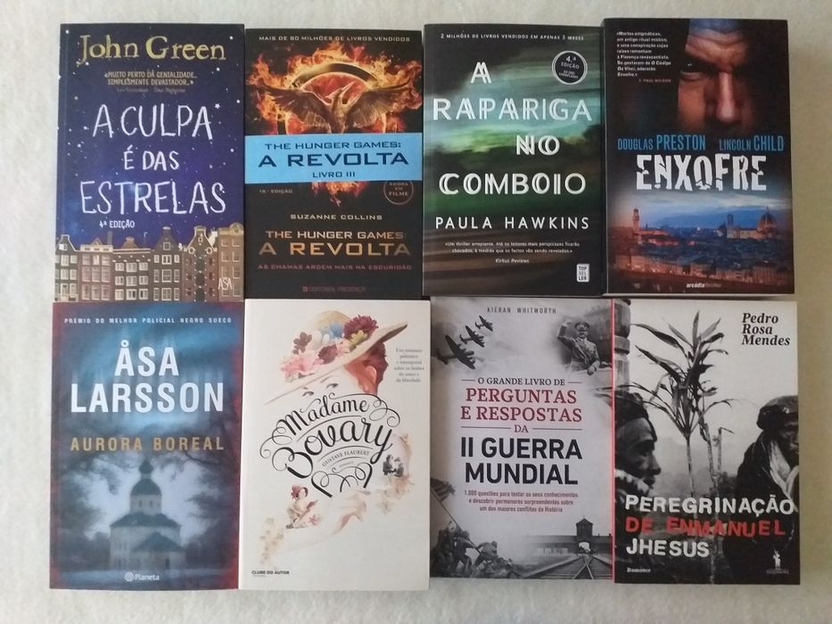 PAULA HAWKINS.A Rapariga Comboio"Douglas Preston"ENXOFRE"Madame Bovary