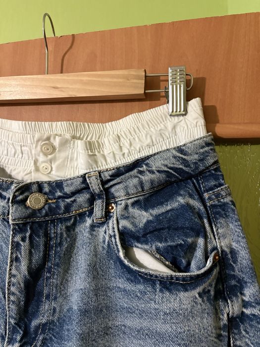 Жіночі джинси з подвійним поясом